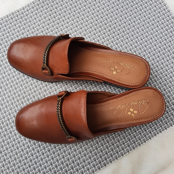 Patricia Nash Tilly Loafers Slip On Chunky Mules Rope Bridle Gift 6 Brown NEW - Picture 3 of 13